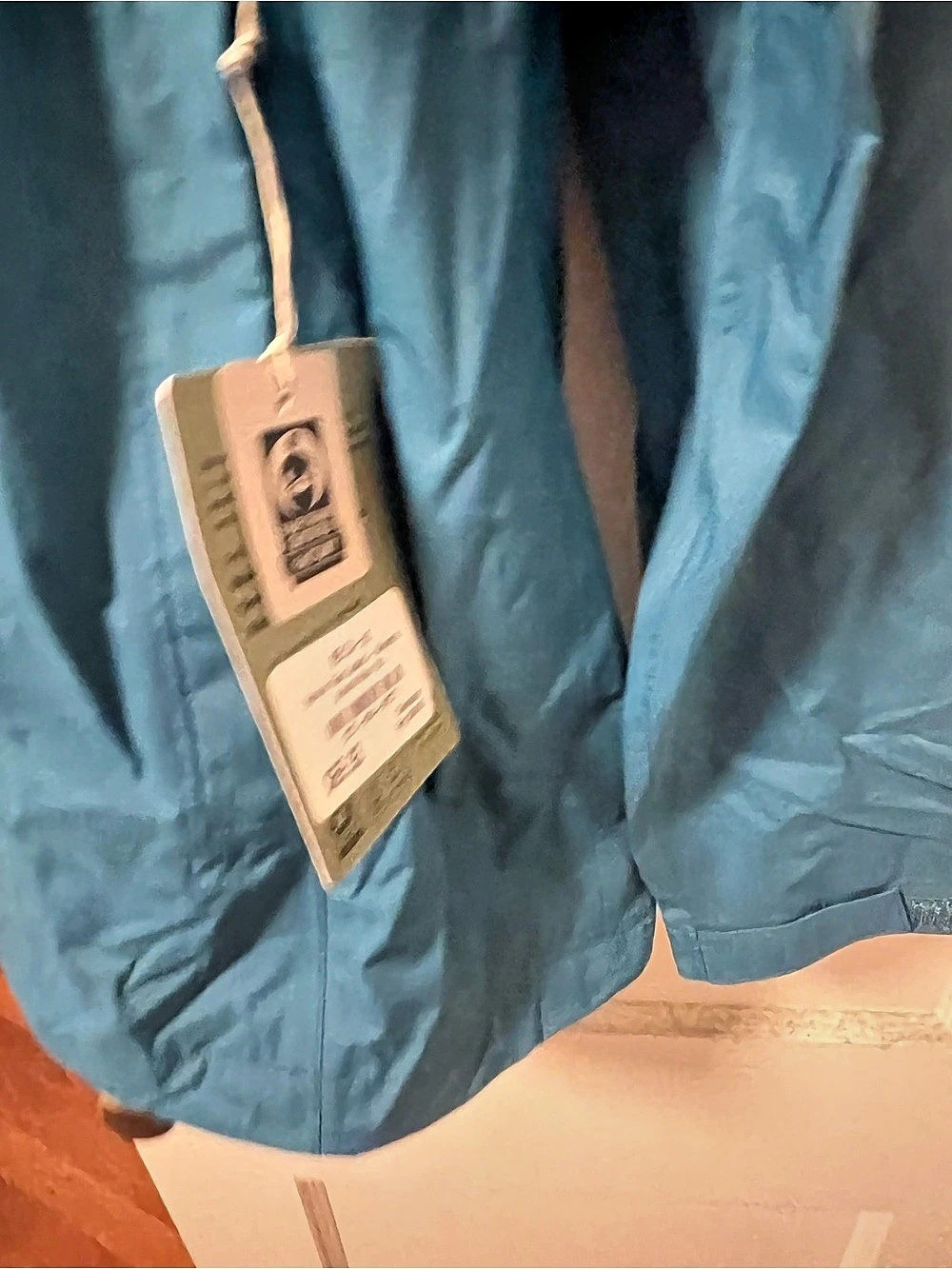 REI Rainier Rain Jacket Blue Women's Size 2x NWT - Picture 6 of 8